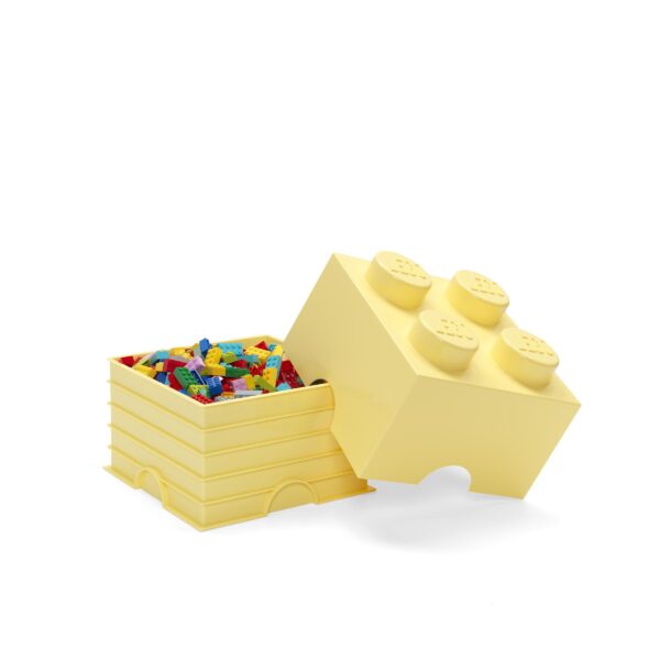 Opbergbox Brick 4 - Pastel Lichtgeel