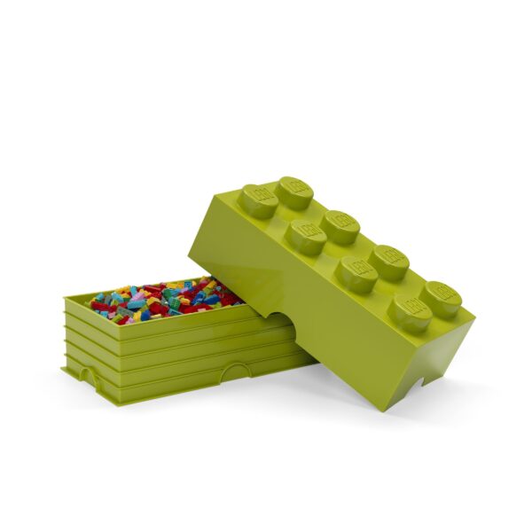 Opbergbox Brick 8 - Limegroen