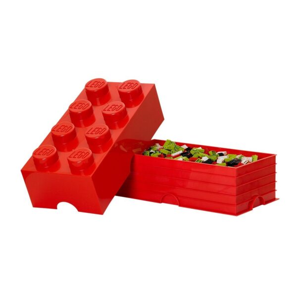 Opbergbox Brick 8 - Orgineel Rood