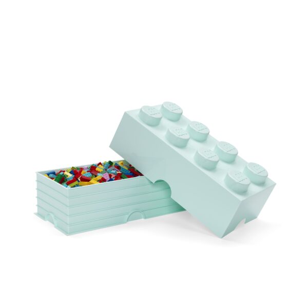 Opbergbox Brick 8 - Pastel Zeeblauw