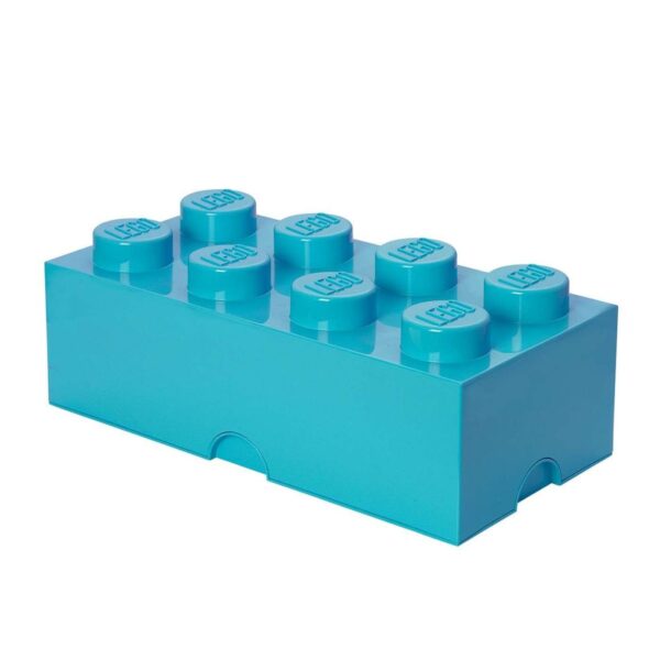 Opbergbox Brick 8 - Turquoise Blauw