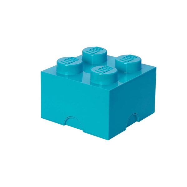 Opbergbox Brick 4 - Turquoise Blauw